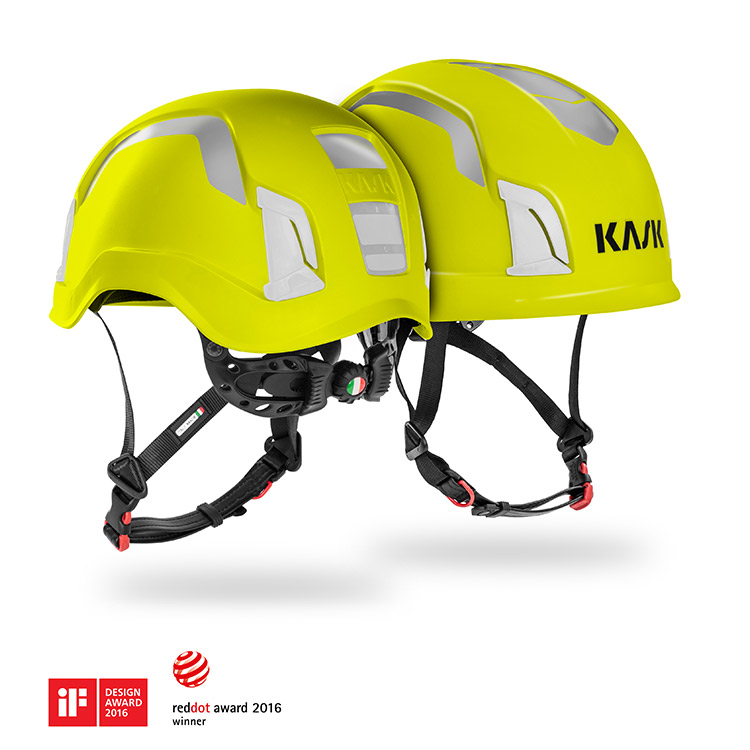 Kask Schutzhelm Schutzhelm ZENITH X Hi-Viz, Bauhelm, Kletterhelm